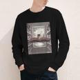 Totally Weird Tees Cat Library Book Reading Literary Youth Long Sleeve Tee