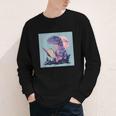 Trex Reading Book Dinosaur Youth Long Sleeve Tee