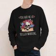You Had Me At Trigger Warning Smut Books Dark Romance Skull Youth Long Sleeve Tee