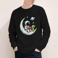 UFO Alien Astronaut Reading Book In Space Youth Long Sleeve Tee