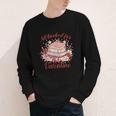 Vintage All Booked For Valentines Book Lovers Teacher Kids Youth Long Sleeve Tee