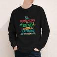 Vintage Librarian Book Reader Library Book Reading Youth Long Sleeve Tee
