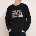 Vintage How Many Nights Reading 67 Meme Book Lover Teacher Youth Long Sleeve Tee Vintage How Many Nights Reading 67 Meme Book Lover Teacher Youth Long Sleeve Tee
