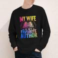 My Wife Is My Favorite Author Book Writer Writing Husband Youth Long Sleeve Tee