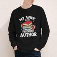 My Wife Is My Favorite Author Book Writer Youth Long Sleeve Tee