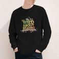 Wild About Reading Books Lovers Novelty Bookworm Library Day Youth Long Sleeve Tee
