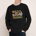 Wild About Reading Kid Love Wild Animal Books Back To School Youth Long Sleeve Tee Wild About Reading Kid Love Wild Animal Books Back To School Youth Long Sleeve Tee