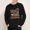 Wild About Reading Teacher Reading Books Back To School Youth Long Sleeve Tee Wild About Reading Teacher Reading Books Back To School Youth Long Sleeve Tee