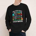 I Will Read Books On A Boat & Everywhere Youth Long Sleeve Tee
