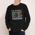 I Will Read Books On A Boat Fun Reading Lover Youth Long Sleeve Tee I Will Read Books On A Boat Fun Reading Lover Youth Long Sleeve Tee