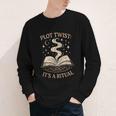 Witchy Book Club Pagan Reader Occult Fiction Coven Ritual Youth Long Sleeve Tee