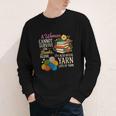 A Woman Cannot Survive On Books Alone She Also Needs Yarn Youth Long Sleeve Tee
