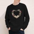 Women's Vintage Book Lover Valentine Heart Youth Long Sleeve Tee Women's Vintage Book Lover Valentine Heart Youth Long Sleeve Tee