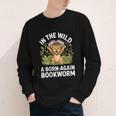 Women's Wild About Reading Book Reader Lion Zoo Animals Kids Youth Long Sleeve Tee Women's Wild About Reading Book Reader Lion Zoo Animals Kids Youth Long Sleeve Tee