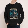 In a World Of Bookworms Be a Book Dragon Reading Youth Long Sleeve Tee