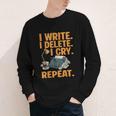 I Write Book Writer Author Book Writing Novelist Youth Long Sleeve Tee