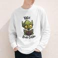 100 Book Goblin Cute Book Reader And Library Lover Youth Long Sleeve Tee