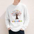 100 Days In The Books Reading Teacher 100th Day Of School Premium Tri-Blend Youth Long Sleeve Tee 100 Days In The Books Reading Teacher 100th Day Of School Premium Tri-Blend Youth Long Sleeve Tee