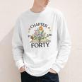 1986 Chapter Forty 40th Birthday Wildflower Book Youth Long Sleeve Tee 1986 Chapter Forty 40th Birthday Wildflower Book Youth Long Sleeve Tee