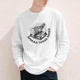 2 SIDES I Look Better Bent Over A Book Saying Quote Youth Long Sleeve Tee