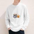 67 Read Every Night Quote For Book Lovers &Coffee Fans Youth Long Sleeve Tee