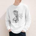 Alice Adventures Wonderland Vintage Book Quote Lewis Carrol Youth Long Sleeve Tee Alice Adventures Wonderland Vintage Book Quote Lewis Carrol Youth Long Sleeve Tee