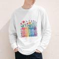 Book Flower Radicalized By Basic Decency Feminist Leftist Youth Long Sleeve Tee