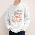 Book Girl Summer Book Reading Retro Sunset Youth Long Sleeve Tee Book Girl Summer Book Reading Retro Sunset Youth Long Sleeve Tee