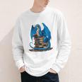 Book Lover Bookworm Reading Books Dragon Premium Tri-Blend Youth Long Sleeve Tee