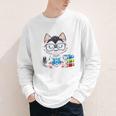 Book Lover Reading Husky Dog Youth Long Sleeve Tee Book Lover Reading Husky Dog Youth Long Sleeve Tee