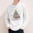All Booked For Christmas Book Christmas Tree Lights Bookish Youth Long Sleeve Tee