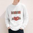 My Weekend Is All Booked Cute Book Reader Teacher Youth Long Sleeve Tee