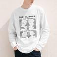 The Books Of The Bible Old And New Testament Complete List Youth Long Sleeve Tee
