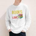 Books Are My Love Language Stack Youth Long Sleeve Tee