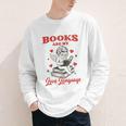 Books Are My LoveLanguage Cupid Valentines Youth Long Sleeve Tee