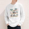 Bookshelves With Books & Plants Premium Youth Long Sleeve Tee Bookshelves With Books & Plants Premium Youth Long Sleeve Tee