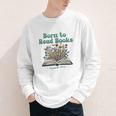 Born To Read Books Forced To Read Emails Book Lover Youth Long Sleeve Tee
