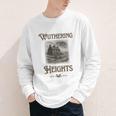 Bronte Novel Wuthering Heights Moorland Gothic Book Cover Youth Long Sleeve Tee