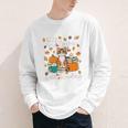 Cat Fall In Love With Reading Book Lover Autumn Youth Long Sleeve Tee