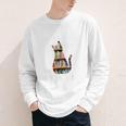 Cat Lover Tee Women Book Lover Reading Librarian Read Youth Long Sleeve Tee