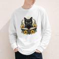 Cat For Women Book Lover Cute Cat And Book Youth Long Sleeve Tee