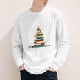 Christmas Tree Of Books Holiday Youth Long Sleeve Tee