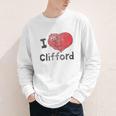 Clifford The Big Red Dog I Heart Clifford Childrens Books Youth Long Sleeve Tee