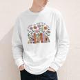 I Closed My Book To Be Here Floral Bookworm Reading Youth Long Sleeve Tee I Closed My Book To Be Here Floral Bookworm Reading Youth Long Sleeve Tee