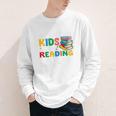 All The-Cool Kids Are Reading Teacher Book Lover Librarian Premium Youth Long Sleeve Tee