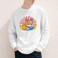 Corgi Dog Reading Book Book Lover Dog Lover Youth Long Sleeve Tee