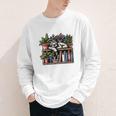 Cosy Sloth In Bookshelf With Plants Youth Long Sleeve Tee