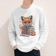 Cute Fox Read More Be Kind Stay Weird Reader Geek Book Lover Youth Long Sleeve Tee