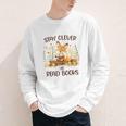 Cute Fox Stay Clever Read Books For Librarian Or Bookworm Youth Long Sleeve Tee