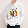 Cute Ghost Reading Book Retro Halloween Librarian Youth Long Sleeve Tee Cute Ghost Reading Book Retro Halloween Librarian Youth Long Sleeve Tee